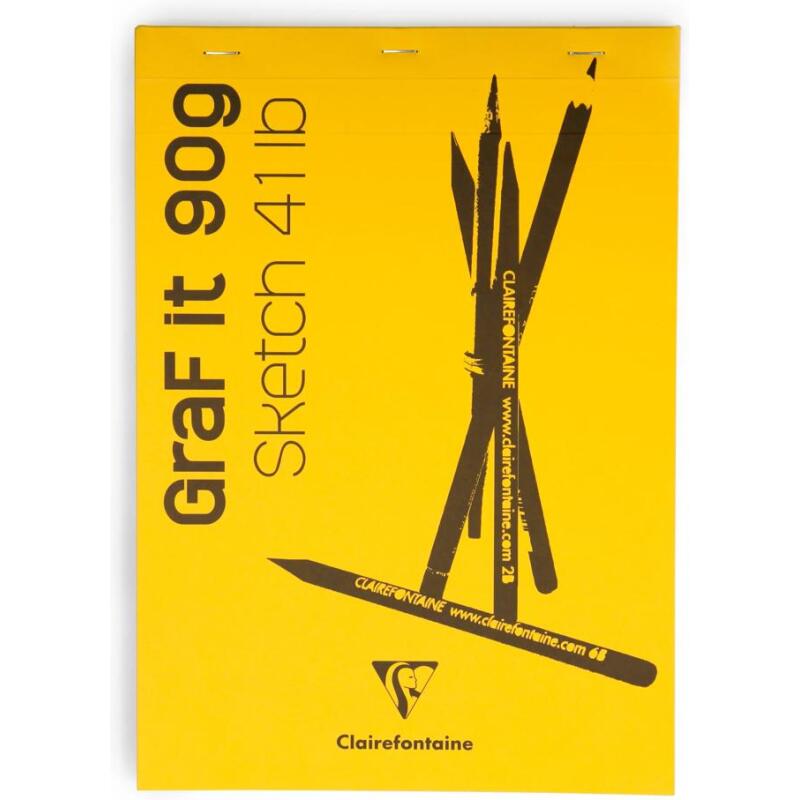 GraF'it bloc agrafé 80F A4 90g - Aléatoire