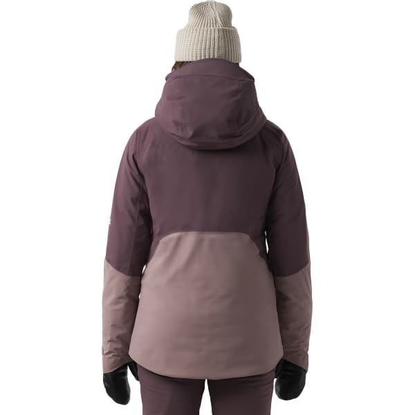 Veste de ski ORAGE W NINA HYBRID INSULATED JACKET DARK PLUM