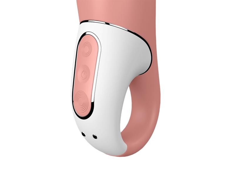 Satisfyer Vibrator Master nude Wasserdichter Akku-Vibrator aus geschmeidigem Silikon