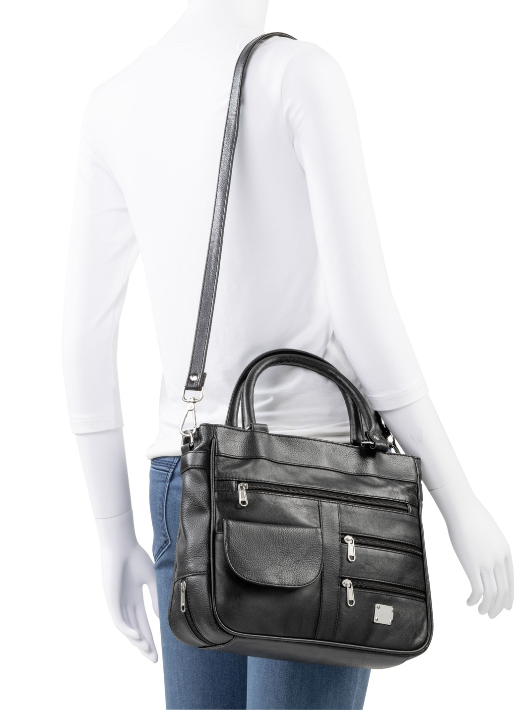 Laurina Tasche aus Nappaleder und Synthetikmaterial