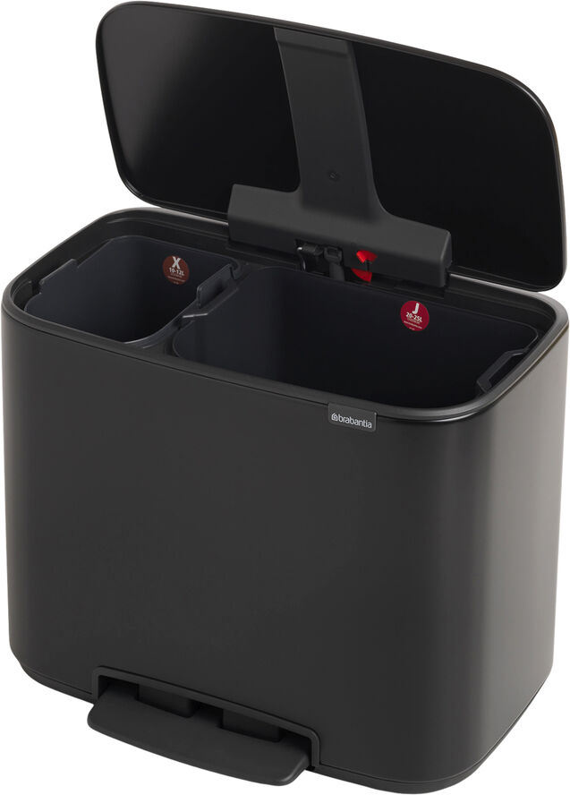 Brabantia Bo Pedalspand 11   23 ltr. Matt black