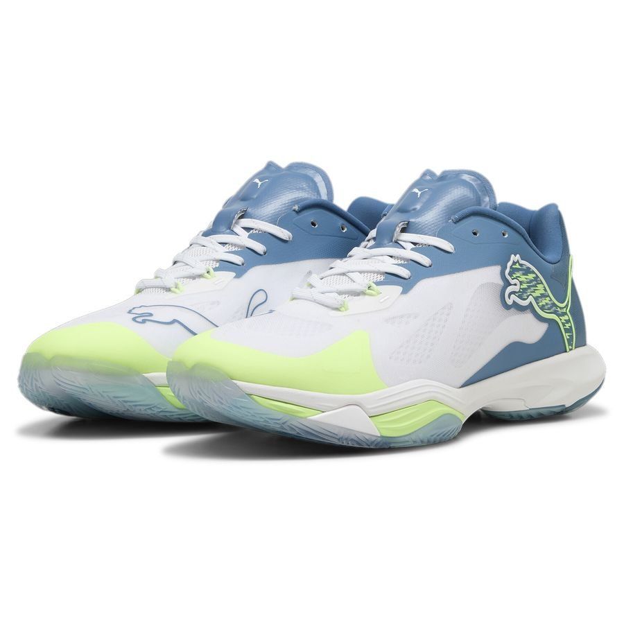 PUMA Chaussures d'entraînement Vintage Nitro - Blanc/Bleu/Fizzy Apple