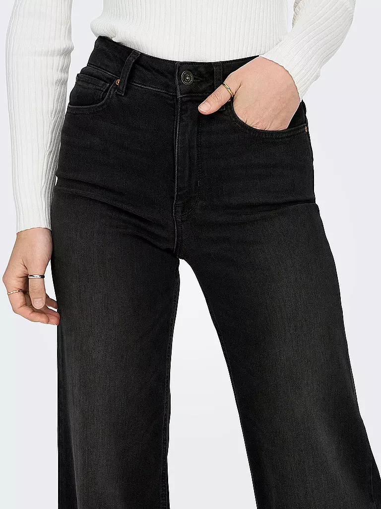 ONLY Jeans Wide Leg ONLMADISON schwarz
