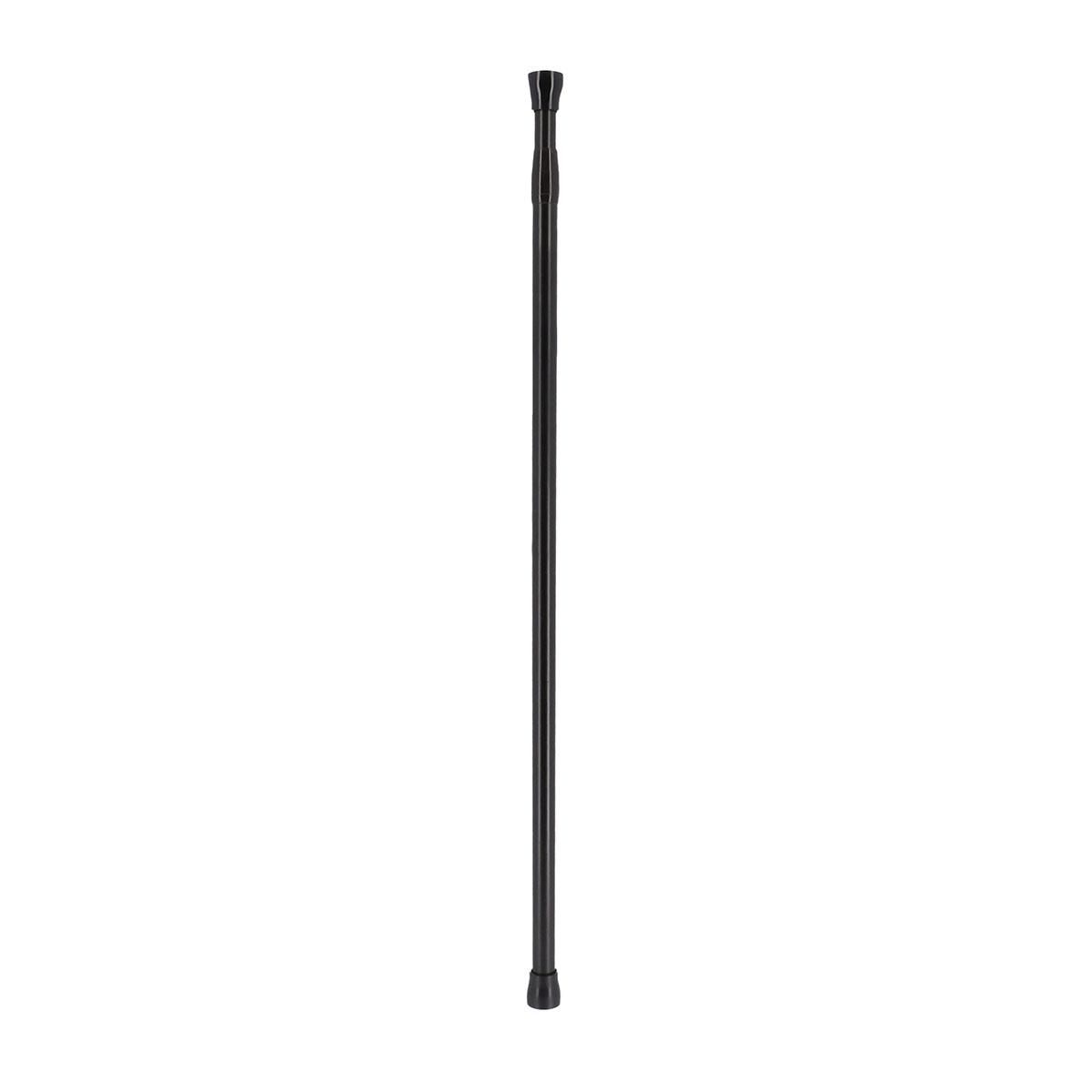 BARRE DE DOUCHE ALUMINIUM 70 A 120CM NOIR MAT