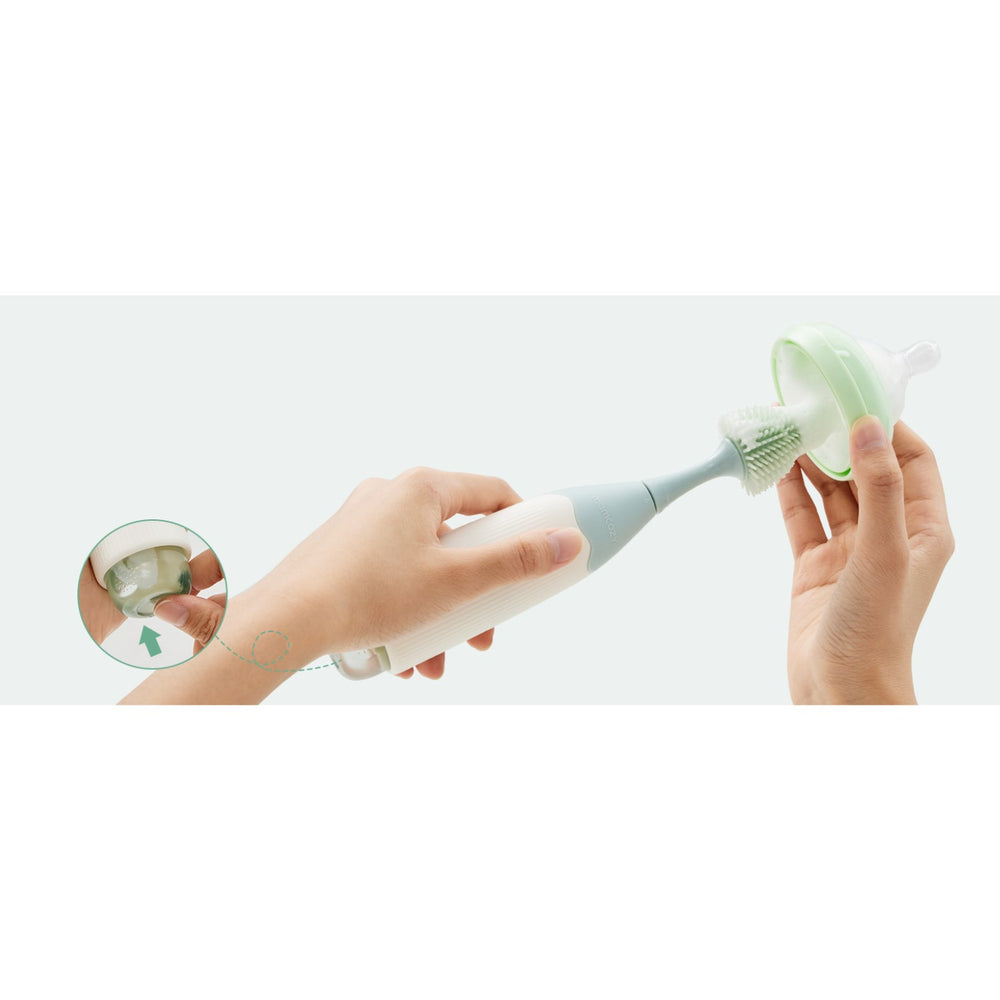 Køb Momcozy Green Push-Press Design Flaske Børste Kit