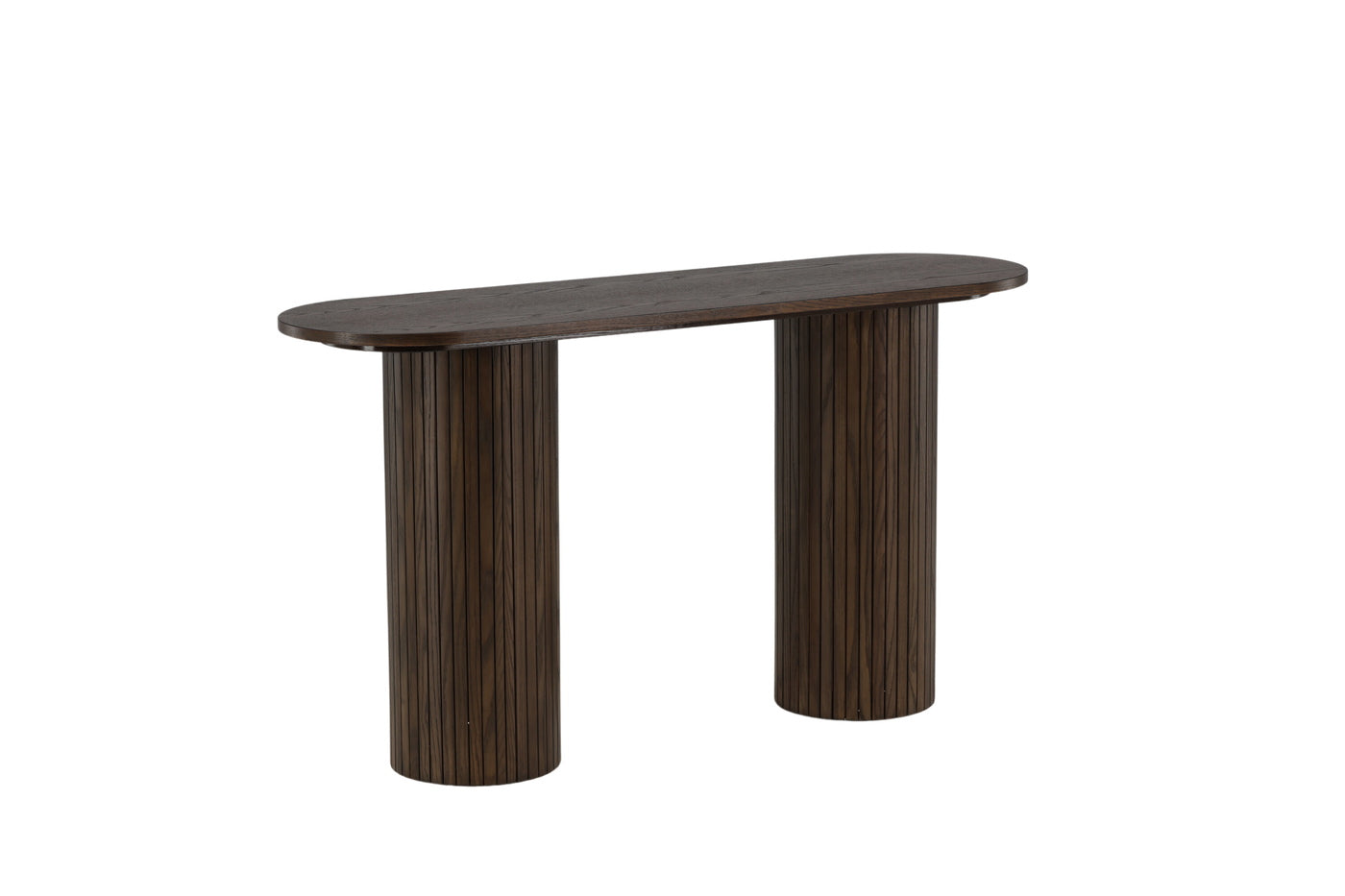 FjÃ´rd - Sidetable Bruin 130cm - Fineer - Bianca