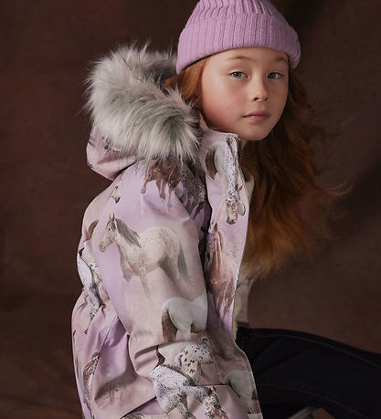 Molo Winterjacke - Cathy Fur - Dreamy Pferde