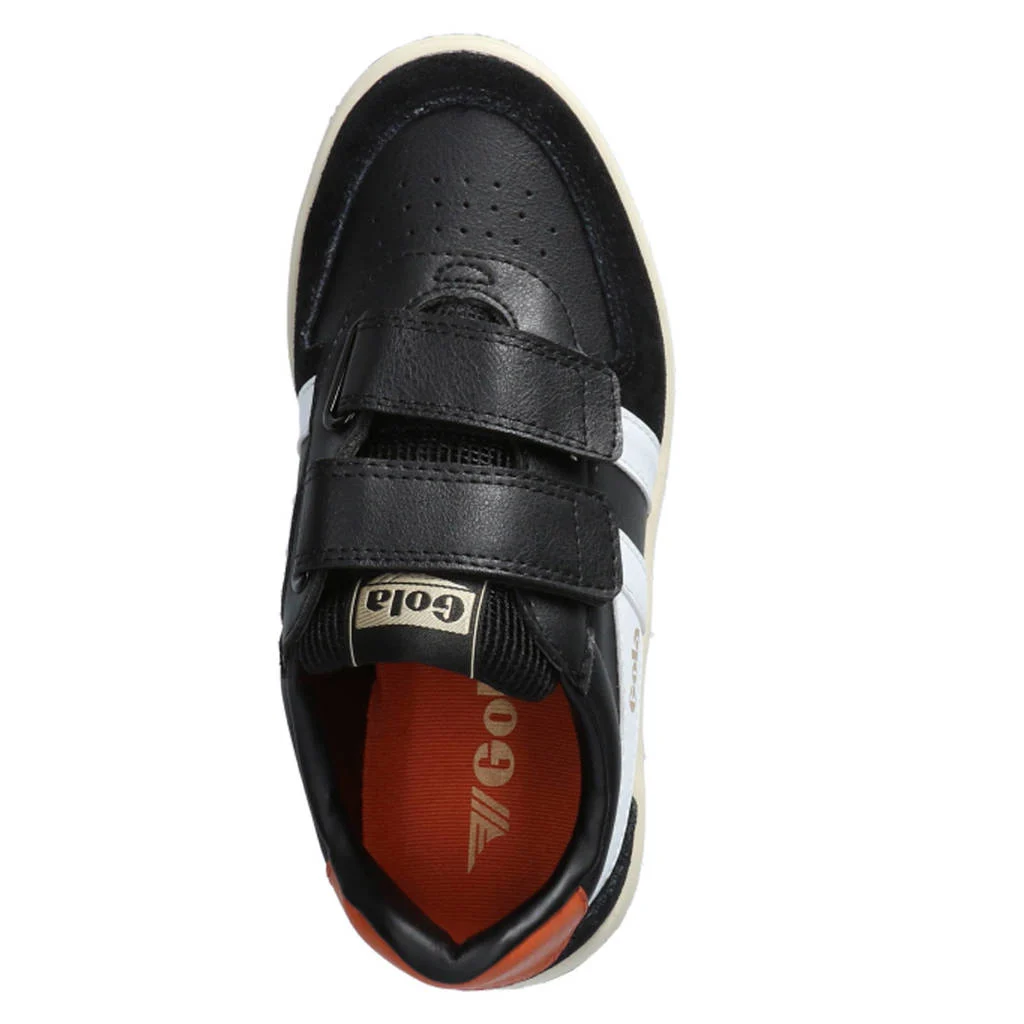 Gola Hawk Strapleren sneakers zwart/wit/oranje