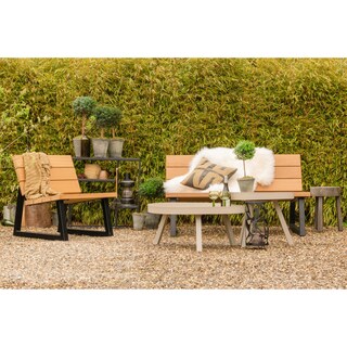 Outdoor Loungetisch SUNNY 80 cm nebel