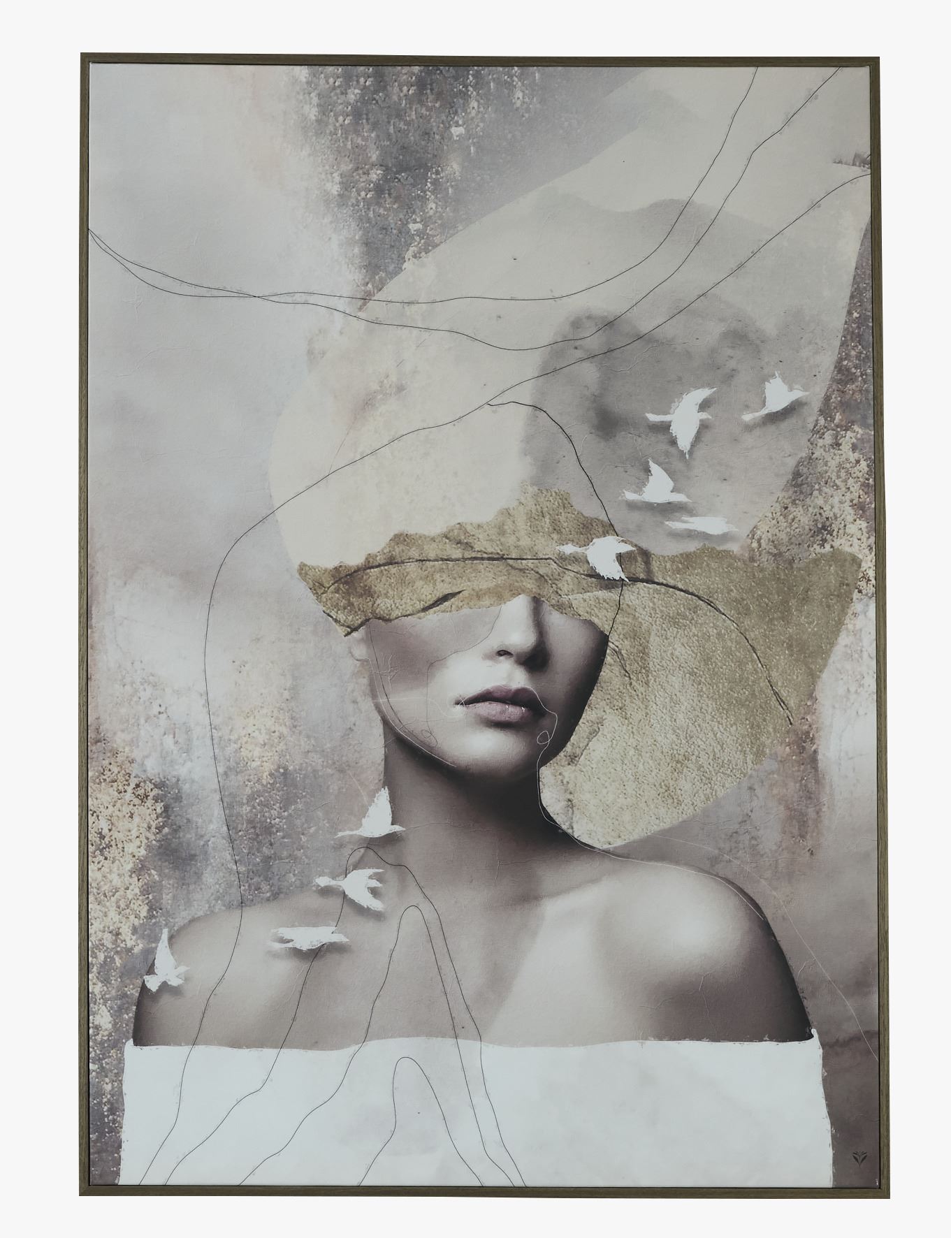 Bilde brun - 50x70 cm