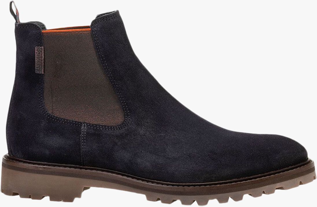 FLORIS VAN BOMMEL blauwe floris van bommel chelsea boots sfm-60018