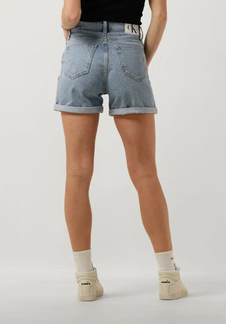 CALVIN KLEIN blauwe calvin klein shorts mom short