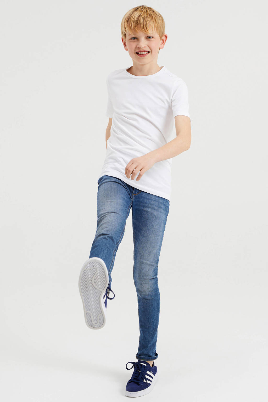 WE Fashion T-shirt - set van 2 wit