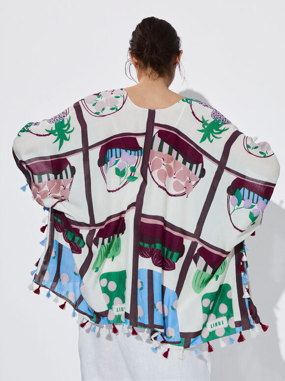 Caftan estampado - Multicor
