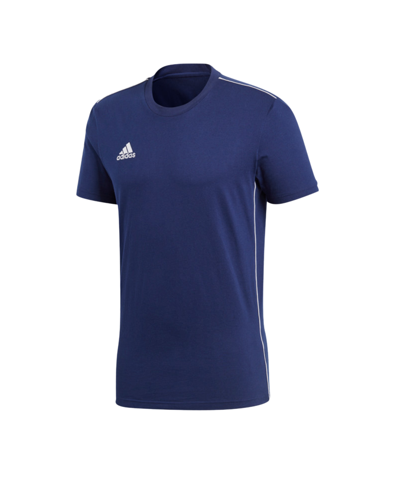 adidas Core 18 Tee T-Shirt Blau Weiss