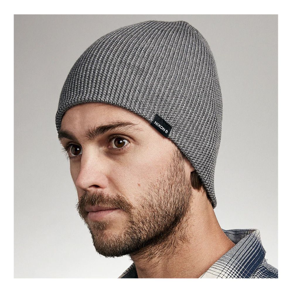 Nixon KINGMAN WOOL - Bonnet Homme heather gray