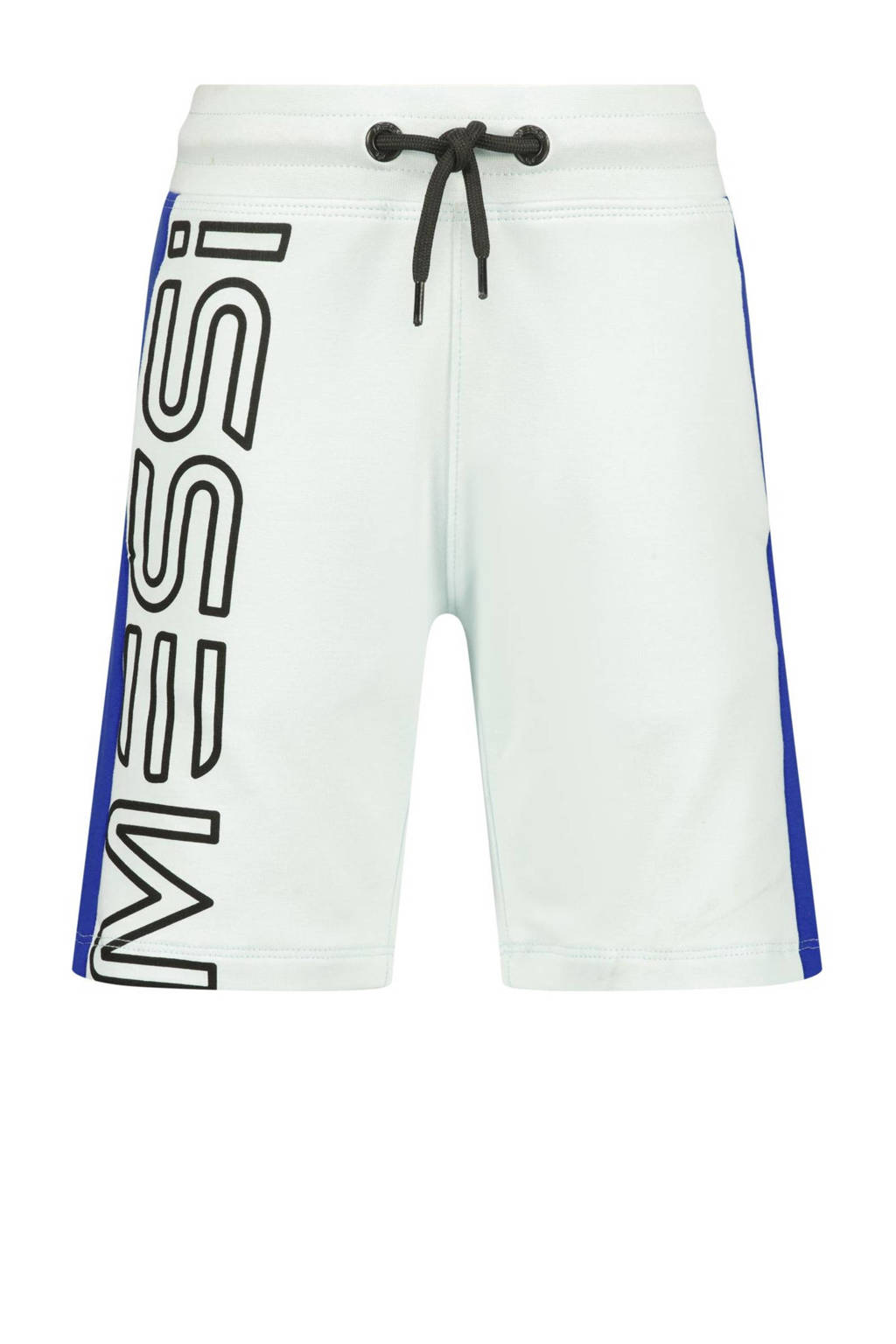 Vingino sweatshort Rafo met logo lichtblauw/hardblauw