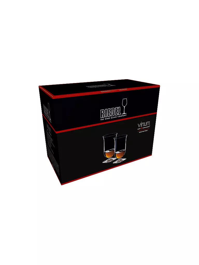 RIEDEL Whiskeyglas 2er Set Single Malt VINUM  200ml transparent