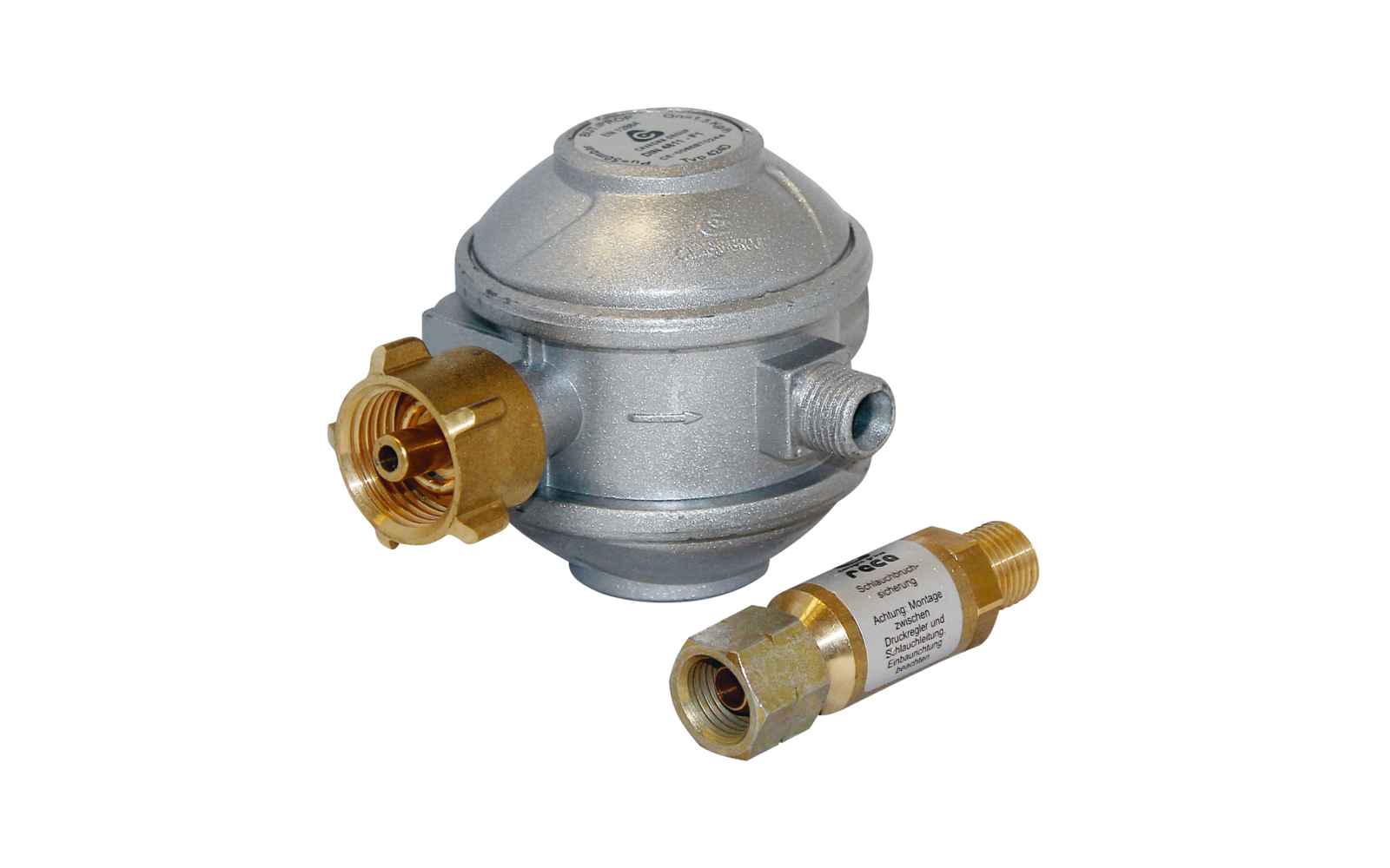 Enders Profi Gas Kit 50 mbar Sicherheitsdruckregler + SBS