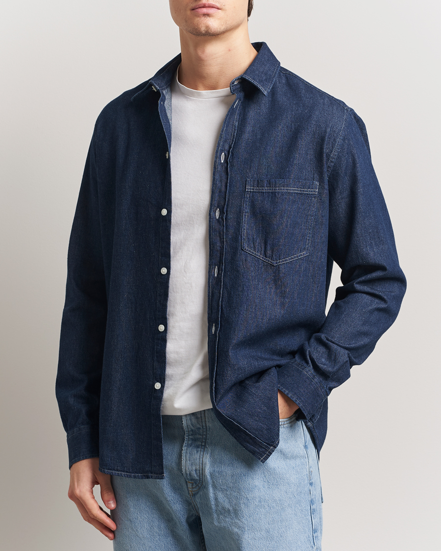 Samsøe Samsøe Ryan Chambray Shirt Salute Blue
