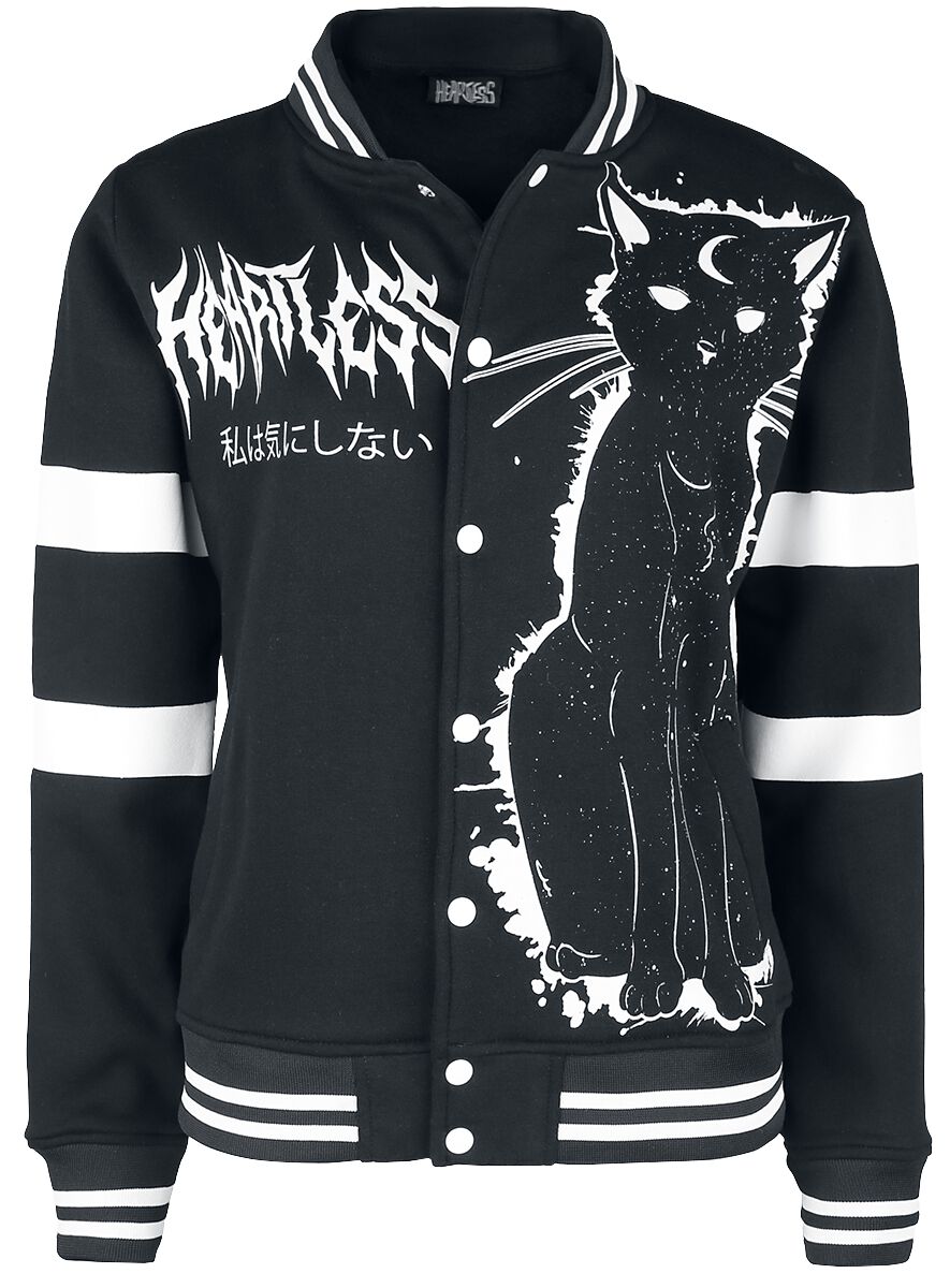 Veste Teddy Moon Kitty | Heartless Veste Varsity
