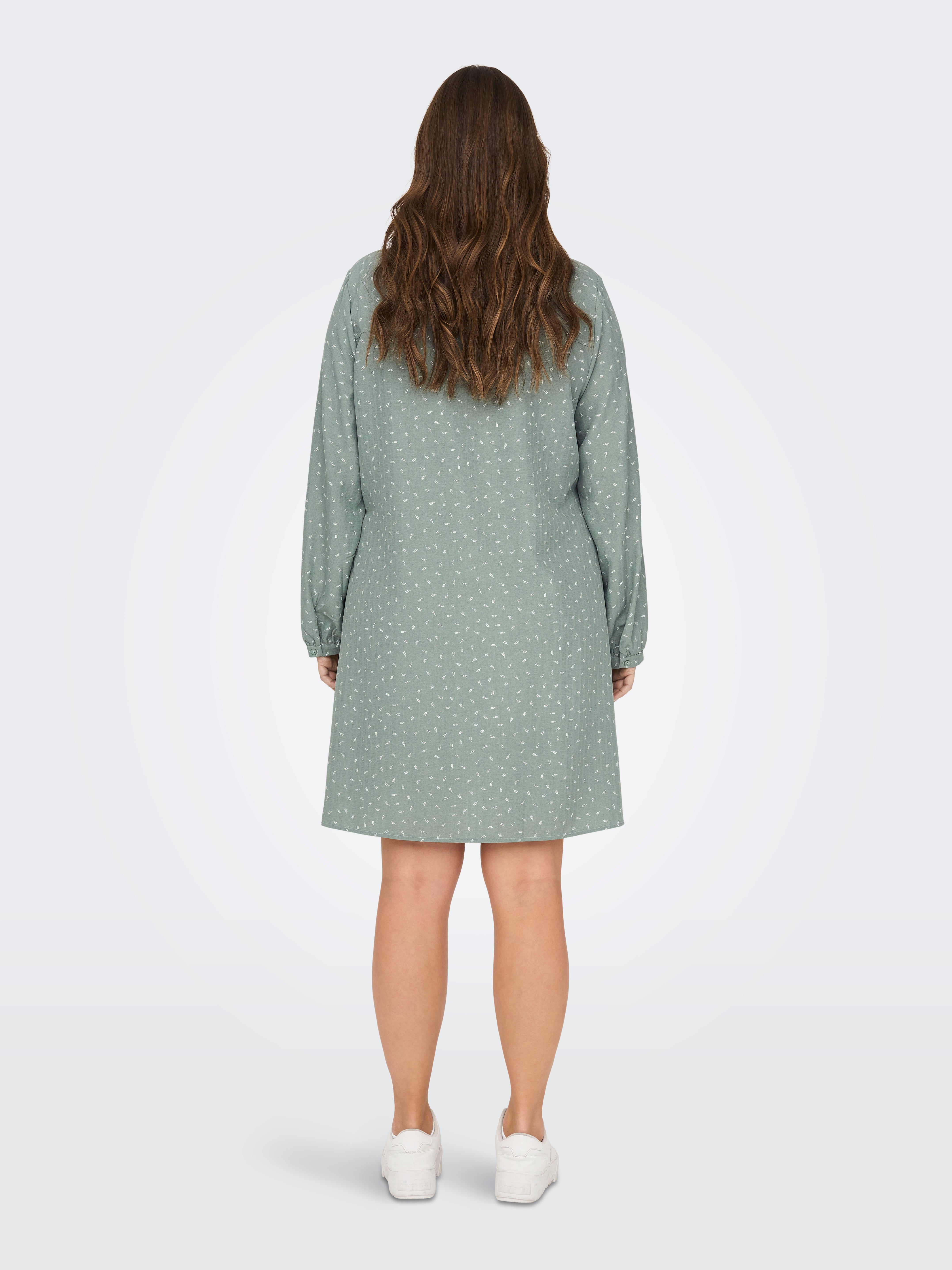 CARNIKOLAMA Kurzes Kleid Lily Pad