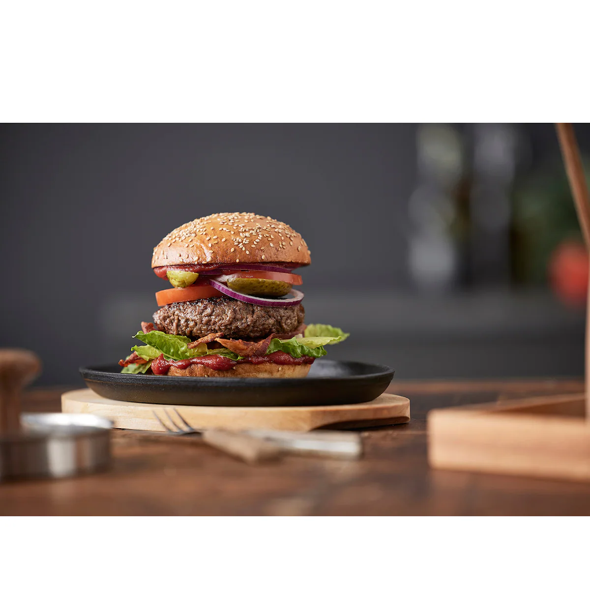 HOLM Plate 27 x 17 cm Black