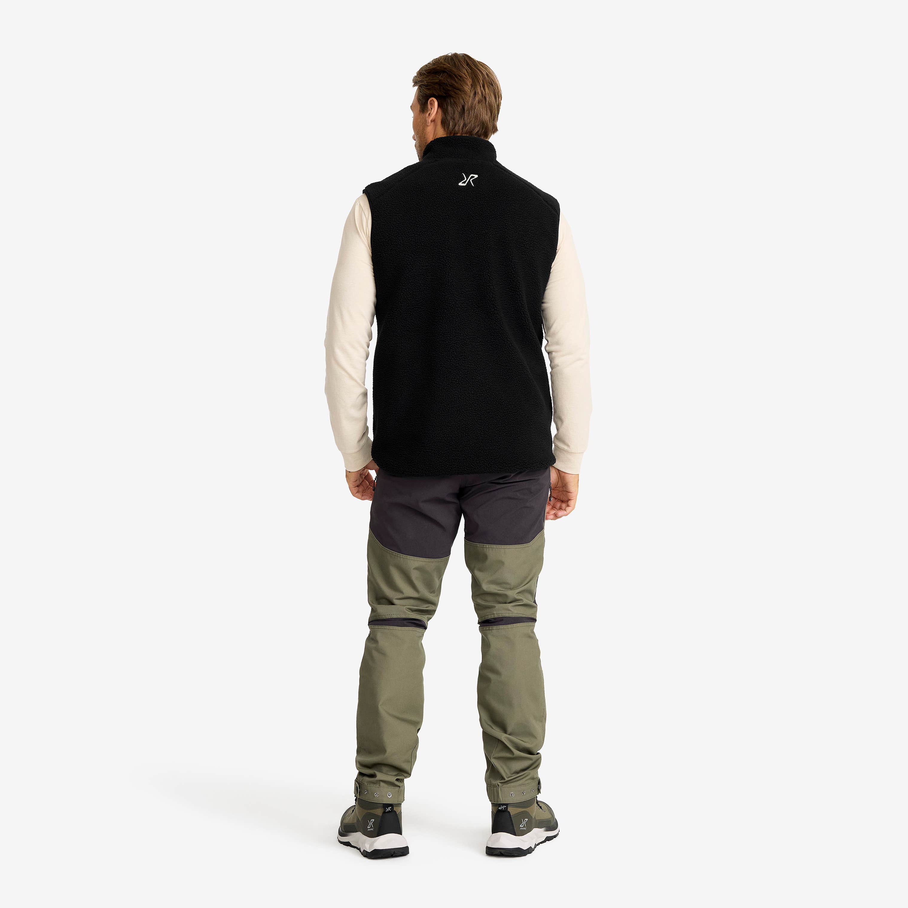 Canyon Full-zip Pile Fleece Vest Herre Black