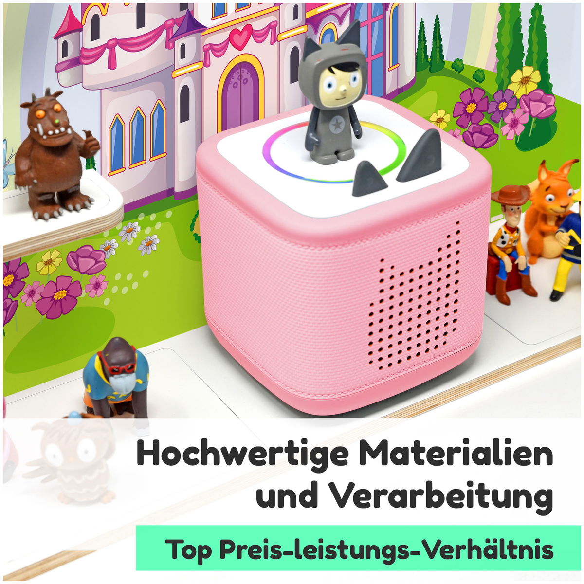 stadteckenstadtecken   Regal für Toniebox 2 gross Märchenschloss