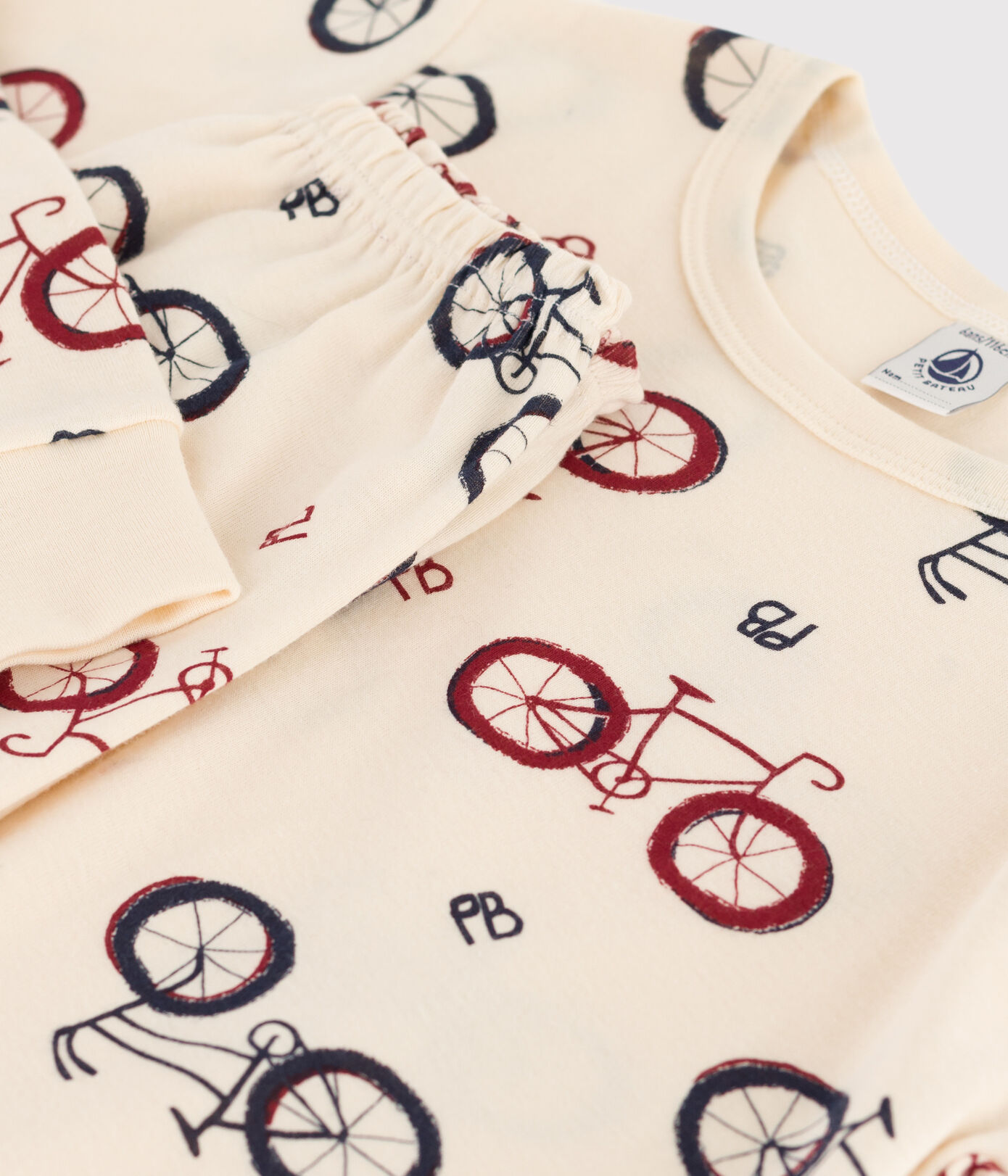 Pyjama vélo petite fille/petit garçon en coton