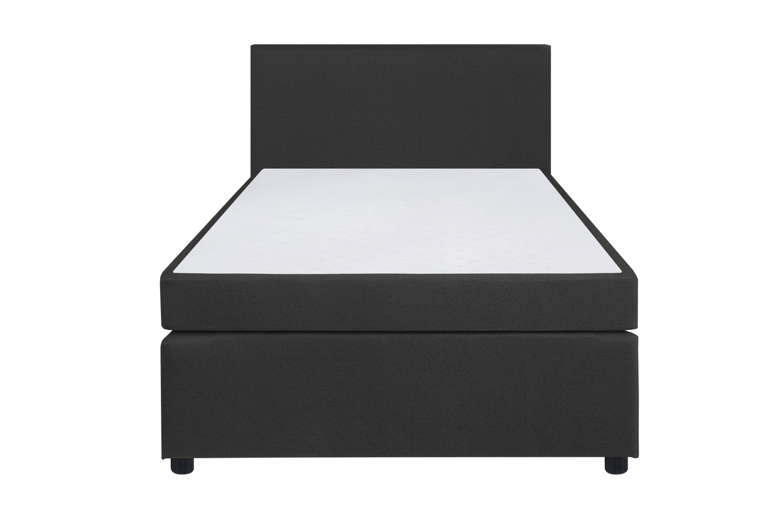 Boxspringbett - anthrazit - H3 - 140x200 cm