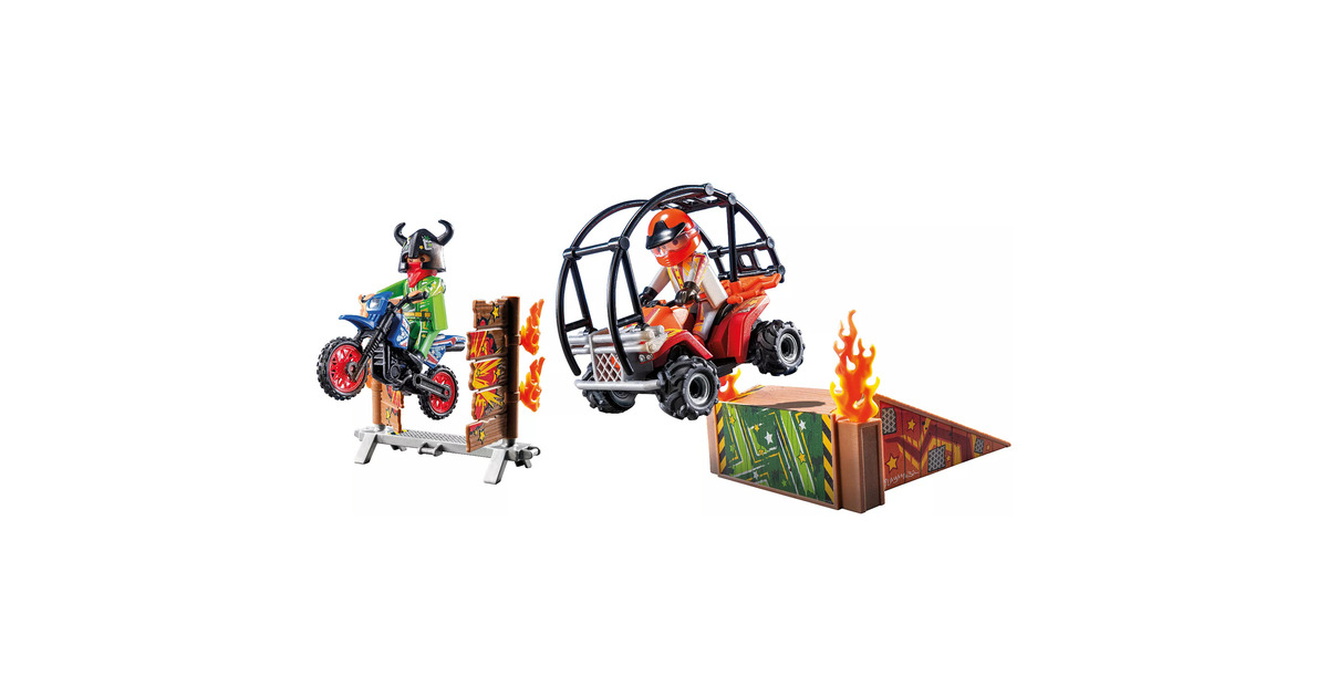 PLAYMOBILAction Heroes - Stuntshow Constructiespeelgoed  (71808)