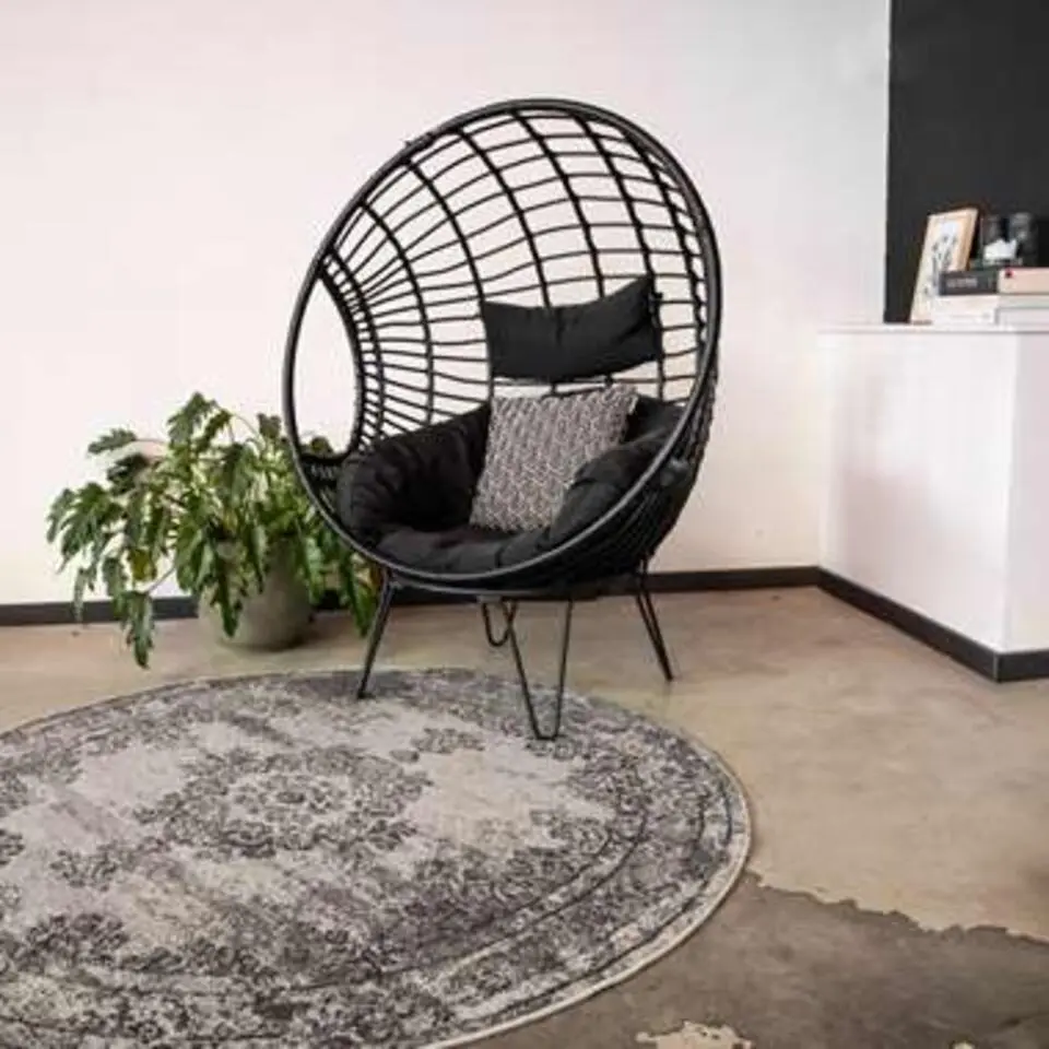 EVA Interior Vloerkleed Bloom - Grijs 200 Ø - (L)