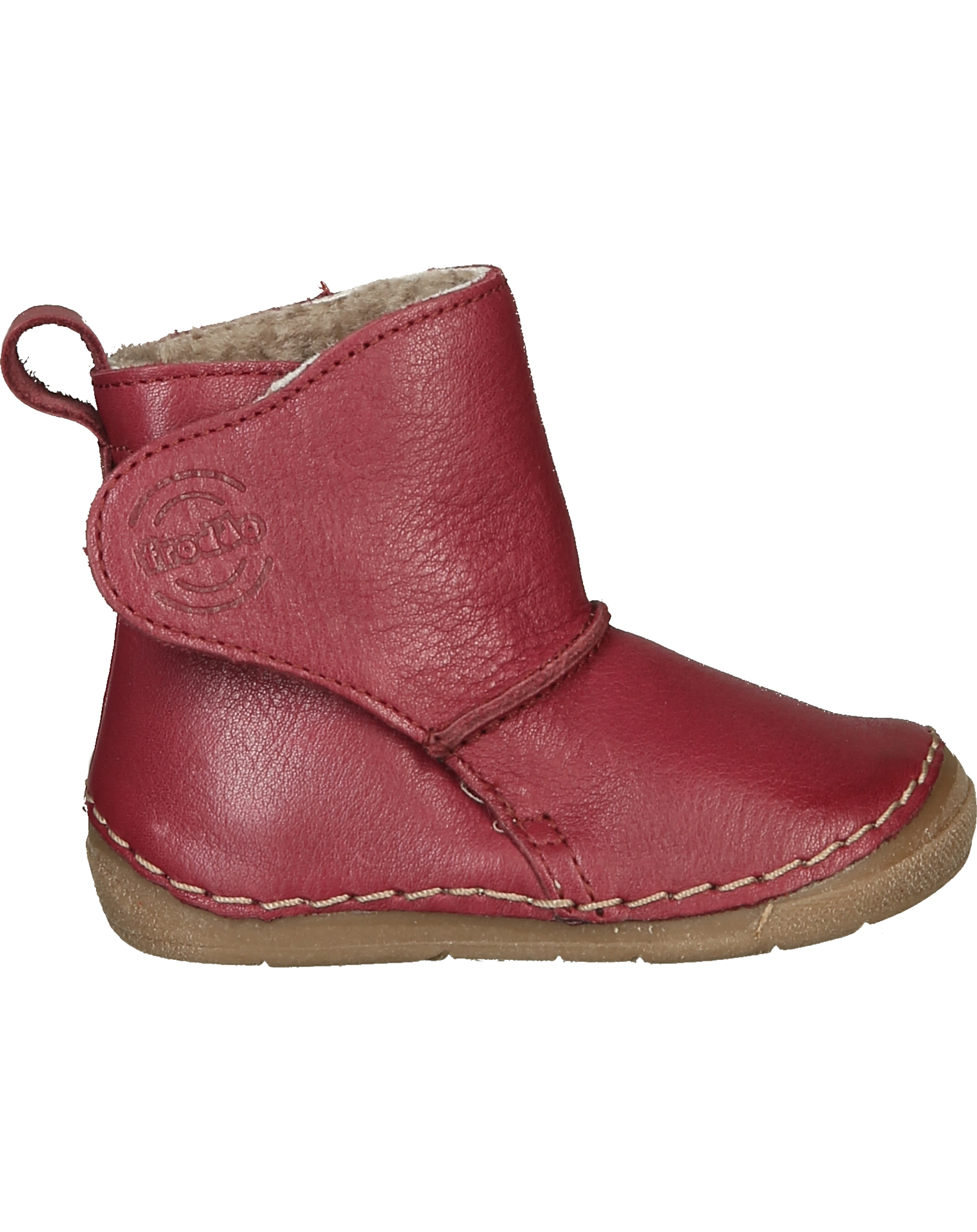 Leder-Klettstiefel PAIX WINTER in bordeaux