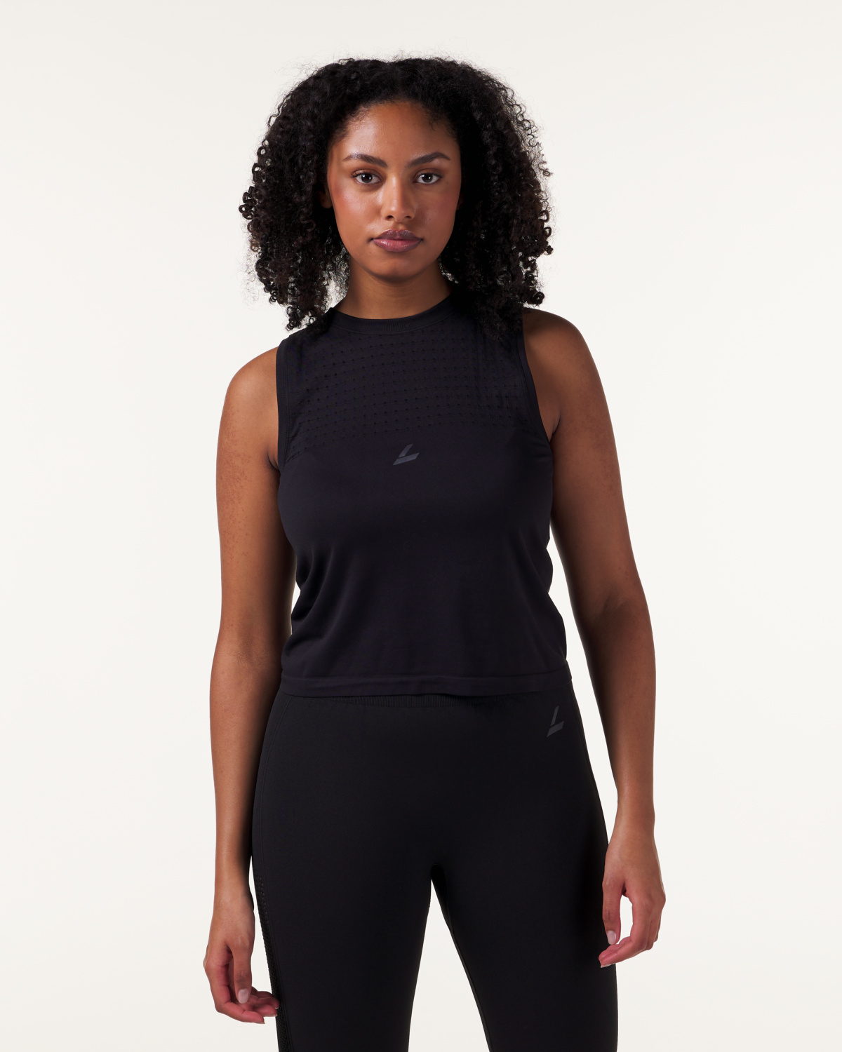 LEVITY Eclipse Mesh Seamless Vest Black