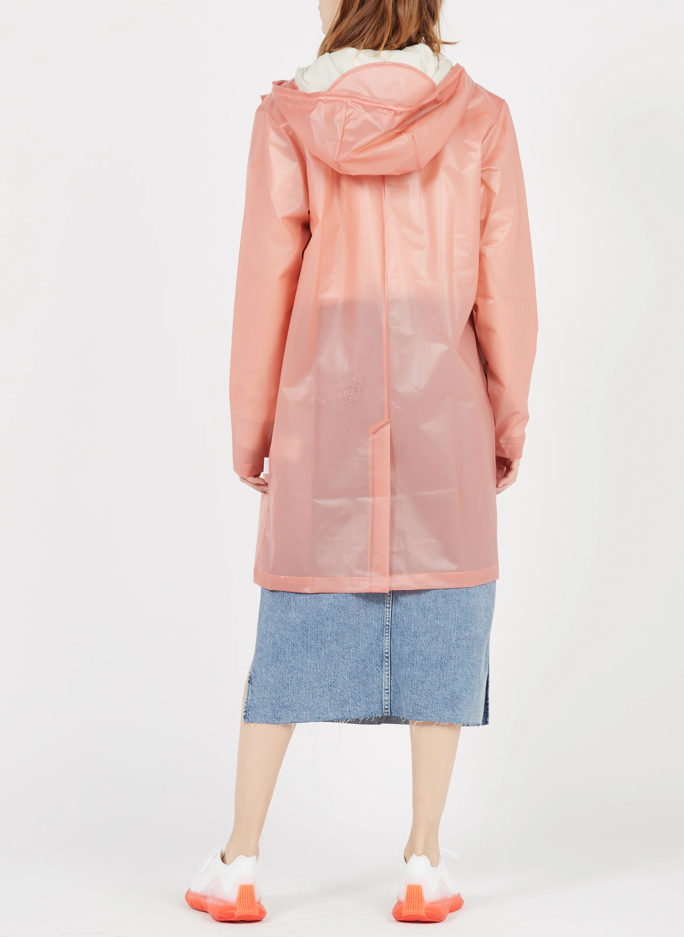 Coupe-vent à capuche imperméable | Orange