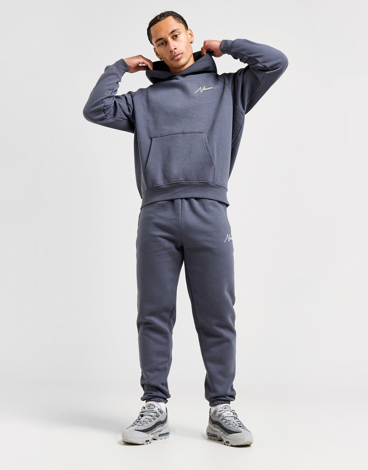 Nicce Sweat à Capuche Multi Logo Script Homme