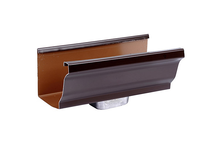 Naissance sortie font brun aluminium