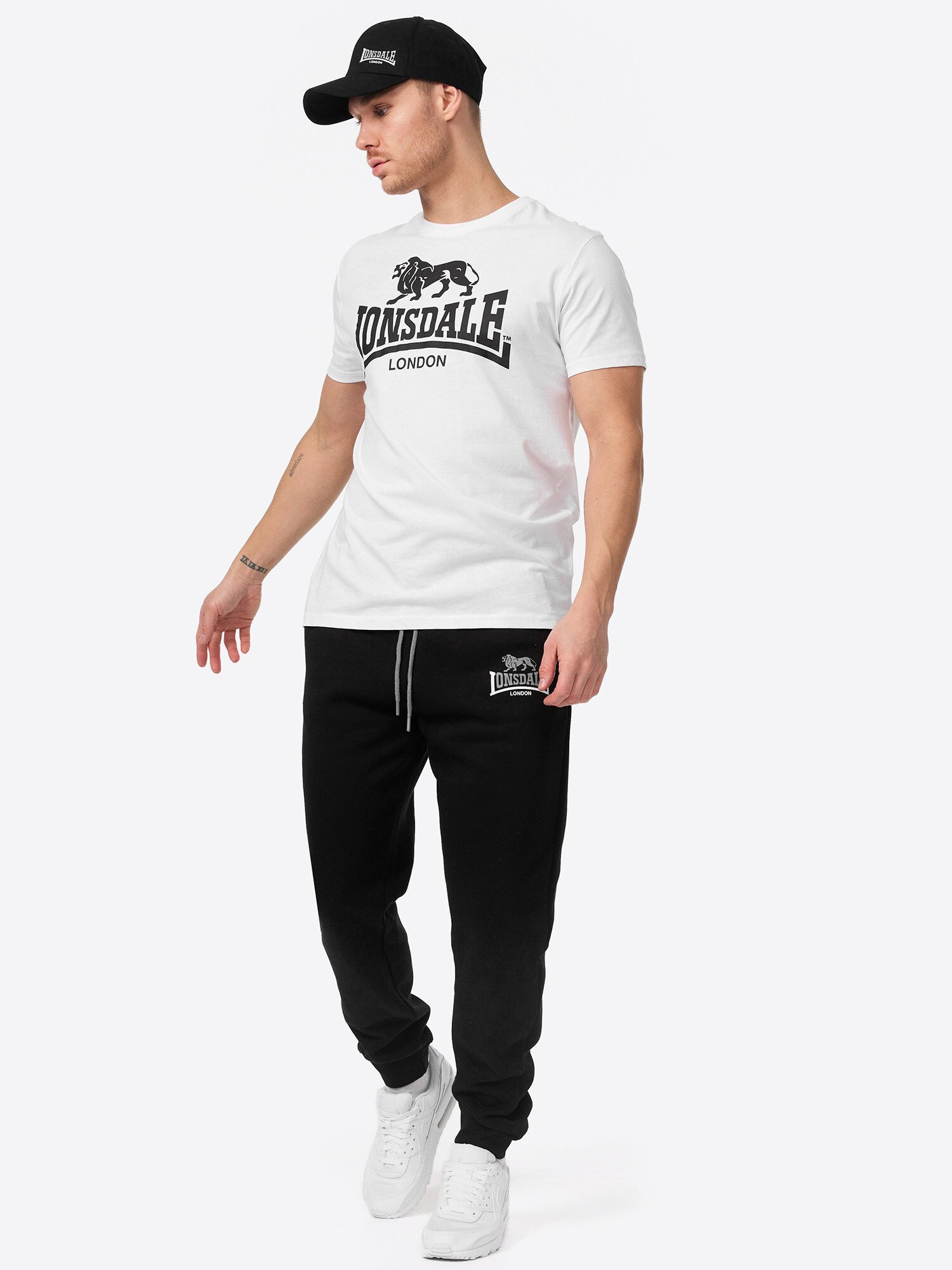 Lonsdale Herren Jogginghose normale Passform TWO TONES