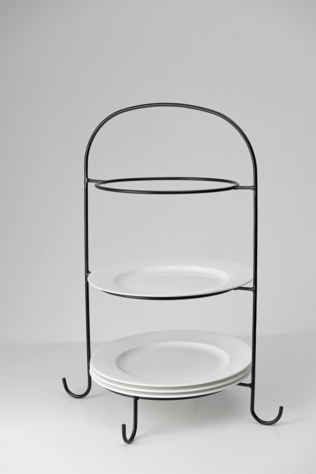casaNOVA Etagere 50 cm schwarz