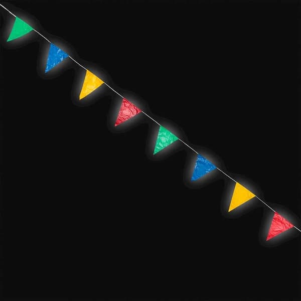 Flagglenke med LED-lys - 3 meter