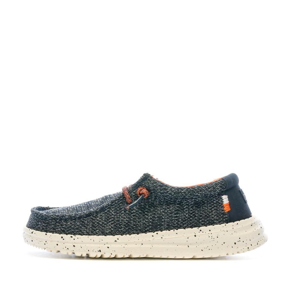 Hey Dude Chaussures Marine Garçon Hey Dude Wally Youth