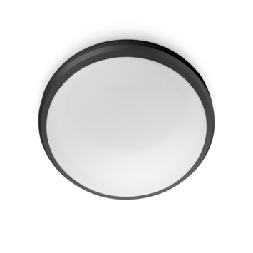 Philips plafonnière Doris zwart 6w