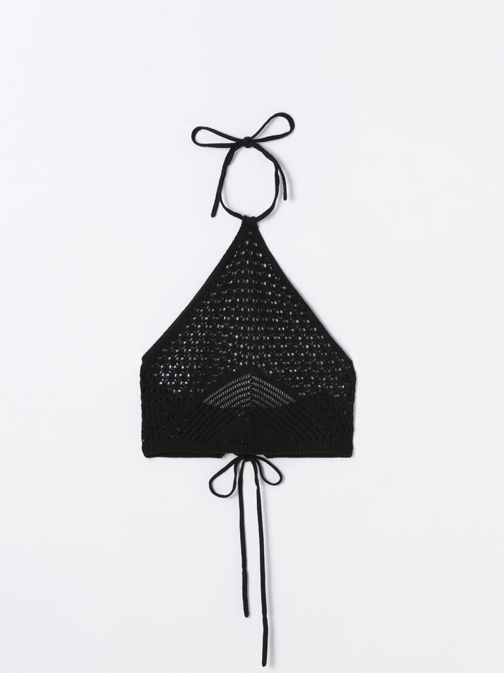 Top de malha - Preto