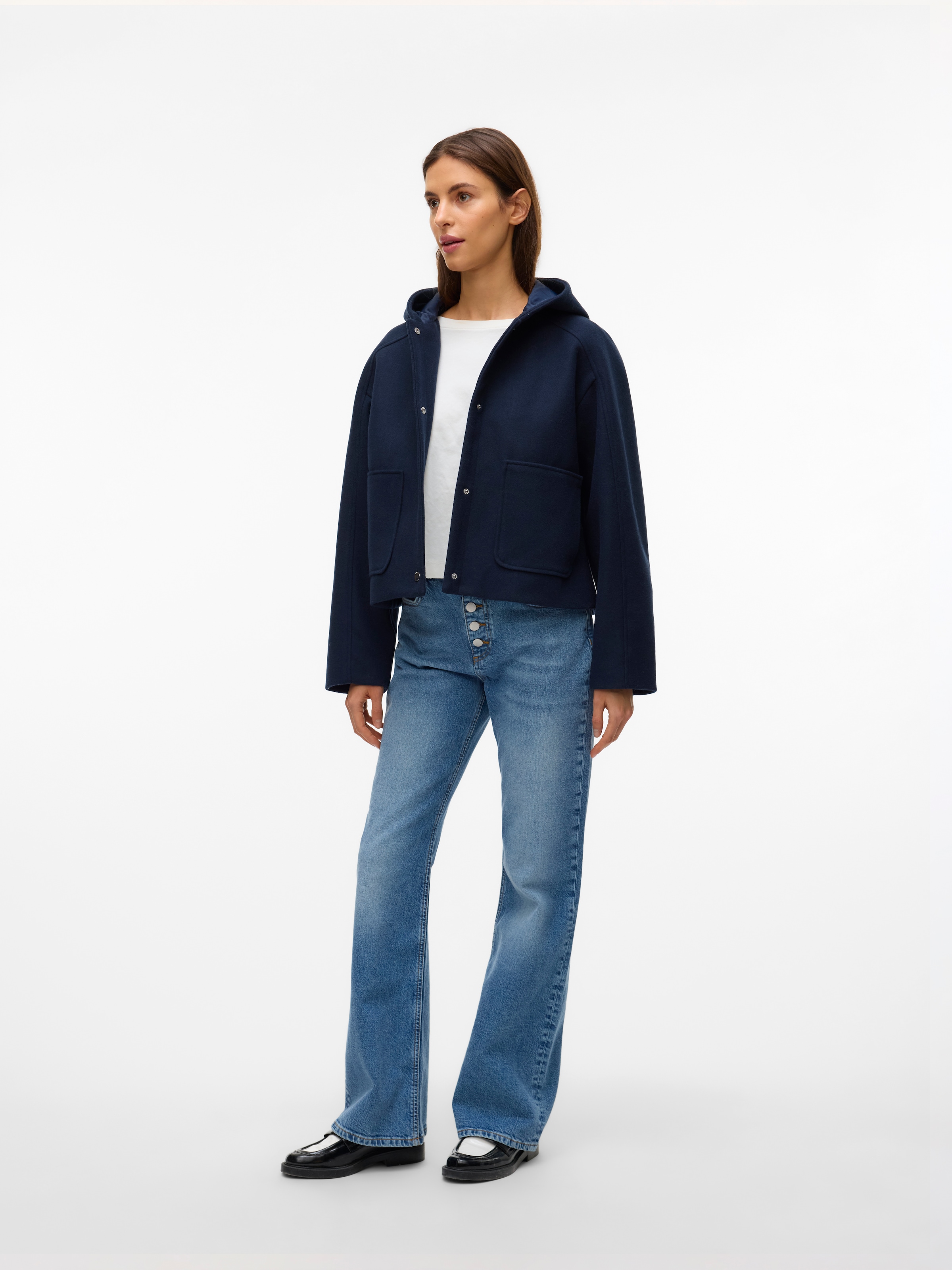 Vero Moda Kurzjacke »VMFORTUNEROME SHORT JACKET GA BOO« mit Kapuze