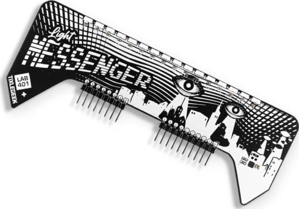 Light Messenger - PoV-modul for visjon og lysmaling - for Flipper Zero}