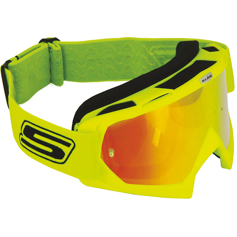 S-Line - Masque Eco Iridium Gogglecros 25E/27/28 Jaune fluo / Noir