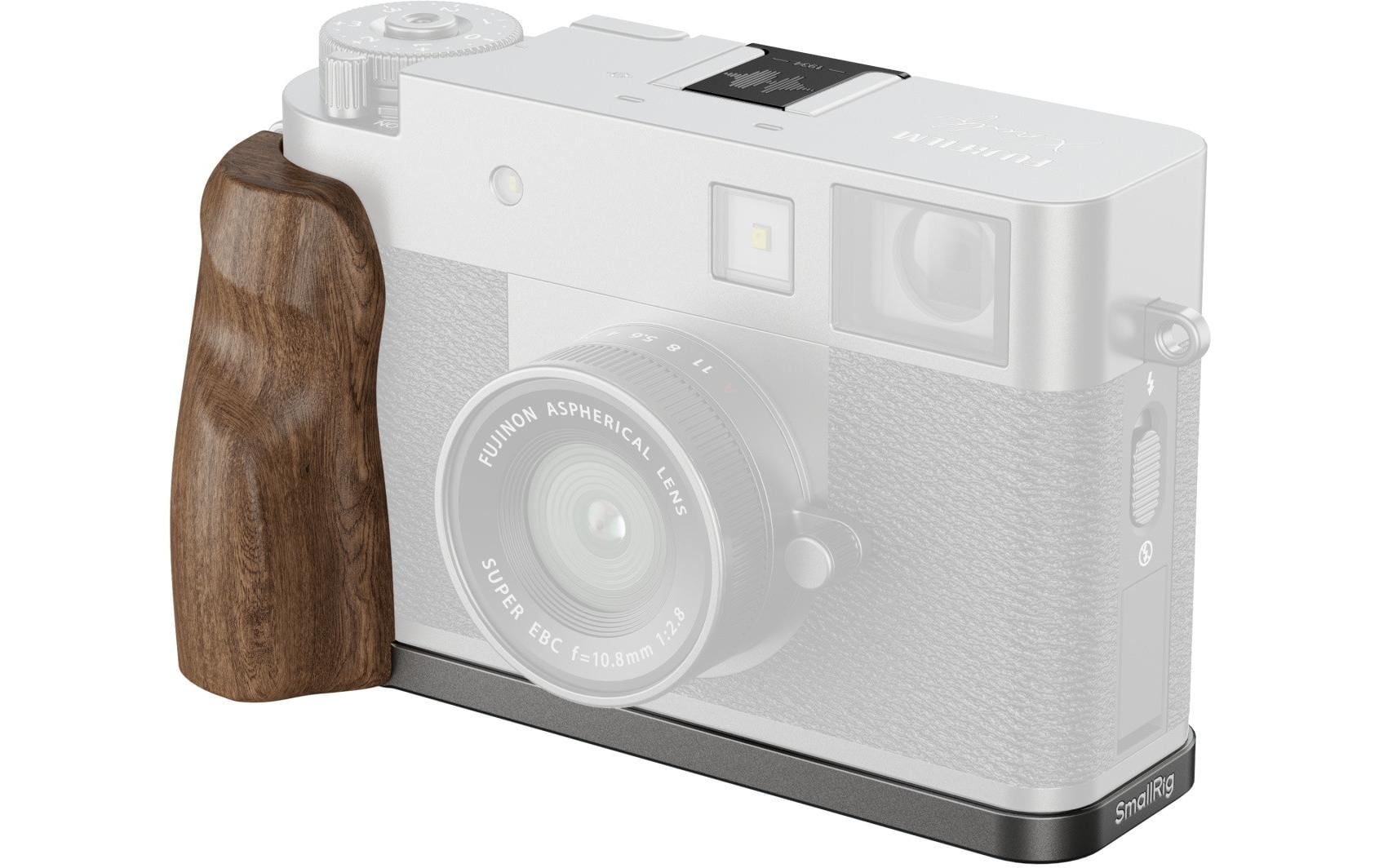 L-Winkel mit Holzgriff für Fujifilm X halfL-förmiger Handgriff