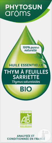 Phytosun Arôms Huile Essentielle Thym À Feuilles Sarriette Bio 10ml