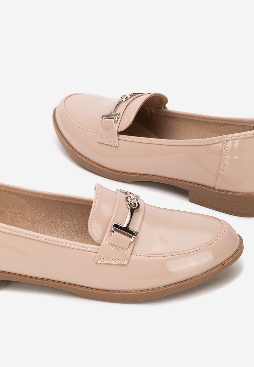 Mocassins femme beige Bellia